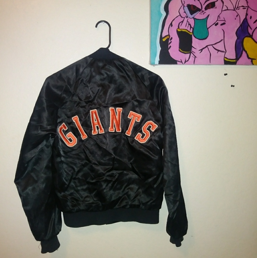 Vintage 80s 90s san Francisco giants satin jacket